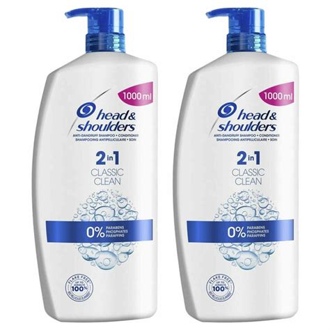 Head and Shoulders 2 In 1 Classic Clean Shampoo and Conditioner 1000ml Pack of 2 | Wish