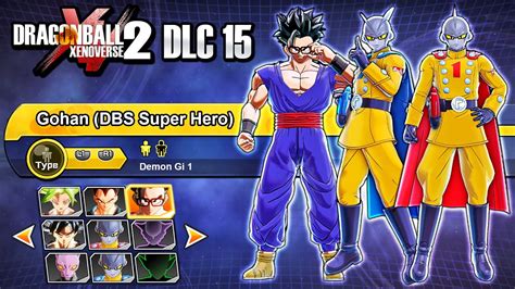 NEW DLC 15 CHARACTERS UNLOCKED! Xenoverse 2 ALL Super Hero Pack 1 Skills, Movesets & Voices ...