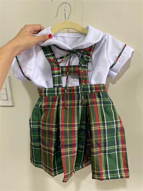 Baby milestone School Uniform, Babies & Kids, Babies & Kids Fashion on ...