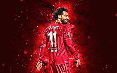 Download wallpapers 4k, Mohamed Salah, 2019, Liverpool FC, back view ...