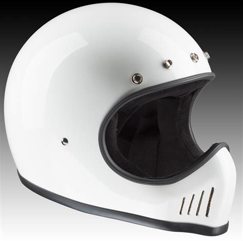 Bandit Helmets | Motocross helmet, historic design, white | Buy online