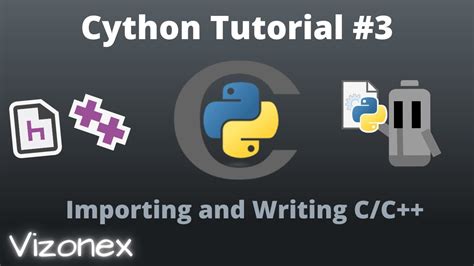 Cython Tutorial Episode 3 Importing and writing C++ code - YouTube