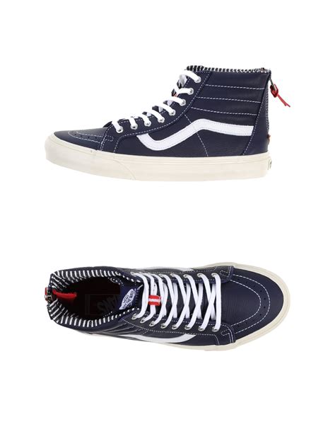 Lyst - Vans High-tops & Trainers in Blue for Men