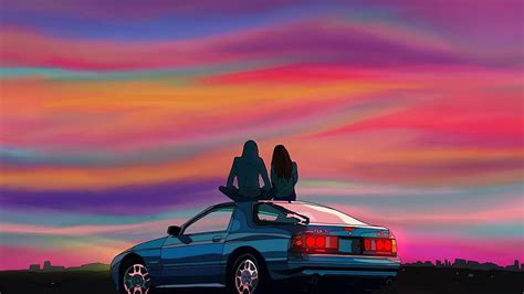 Car Sunset Wallpapers - Top Free Car Sunset Backgrounds - WallpaperAccess