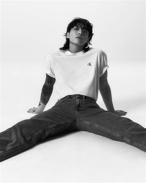 Jung Kook Rocks Tees & Jeans for Calvin Klein Ad