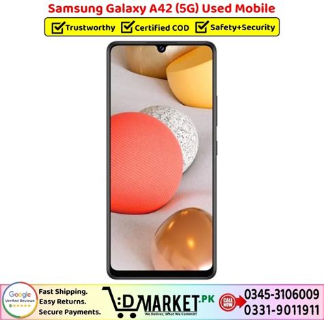 Samsung Galaxy A42 5G Used Price In Pakistan | Top-Notch!