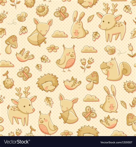 Forest animals Royalty Free Vector Image - VectorStock