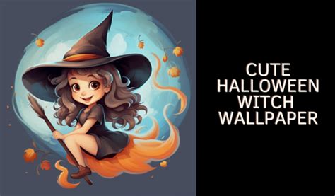 Cute Halloween Witch Wallpaper Graphic by Jo Arts · Creative Fabrica