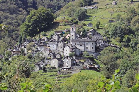 Let's travel the world!: Corippo, the smallest municipality in Switzerland.