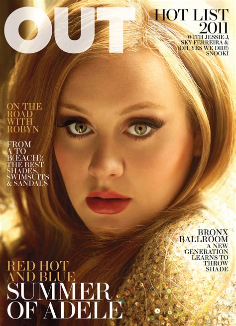 Hot Shot: Adele Covers 'Out' Magazine - That Grape Juice