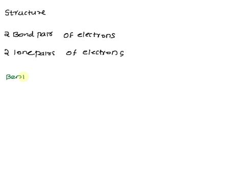 SOLVED: The Lewis structure of SO2 has an electron pair geometry molecular shape of bent ...