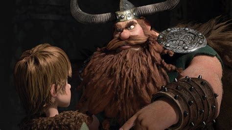 Stoick and Hiccup | How to train your dragon, How train your dragon, Gerard butler movies