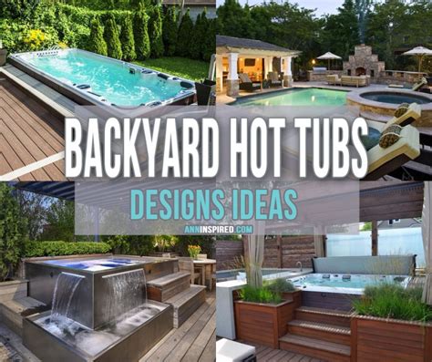 15 Best Relaxing Backyard Hot Tub Deck Designs Ideas | Ann Inspired