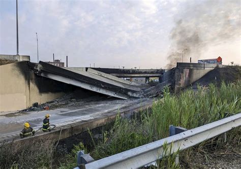 Detour established around I-95 after section of interstate in ...