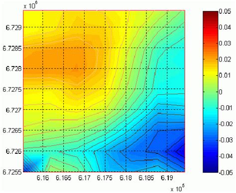 Mean DTM trend difference, max=0.04[m] | Download Scientific Diagram