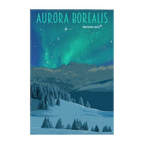 Aurora Borealis Northern Lights - Travel Posters - Touch of Modern