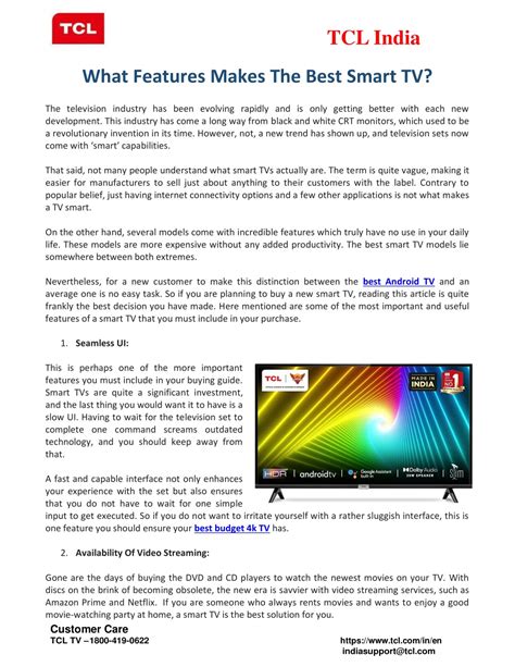 PPT - What Features Makes the Best Smart TV? PowerPoint Presentation ...