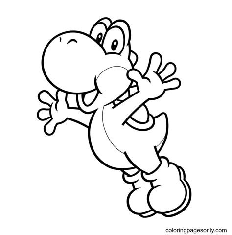 Yoshi Super Mario Odyssey Coloring Pages - Yoshi Coloring Pages - Coloring Pages For Kids And Adults