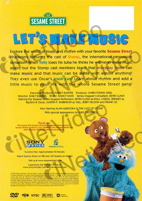 Let's Make Music - (Sesame Street) on DVD Movie