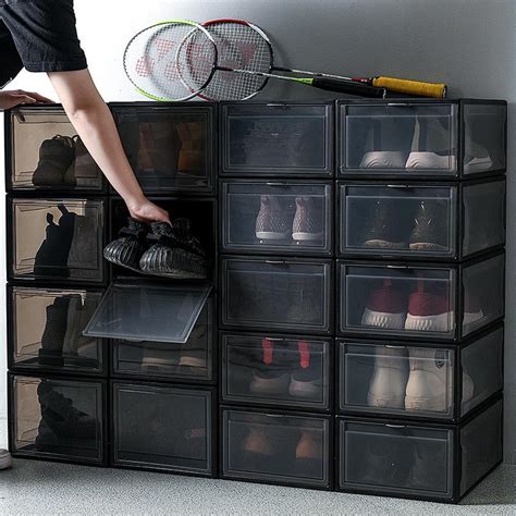 Koupit Transparent Shoes Box Sneaker Basketball Shoes Storage Box ...