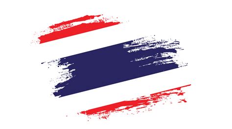 Grunge effect Thailand flag design 16543952 Vector Art at Vecteezy