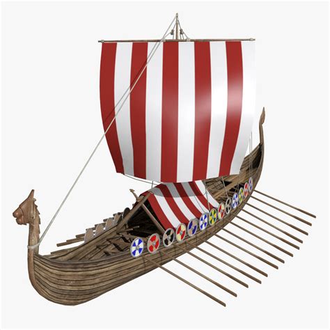 Drakkar, Viking Ship 3D Model $10 - .obj .fbx .dae .3ds .blend - Free3D