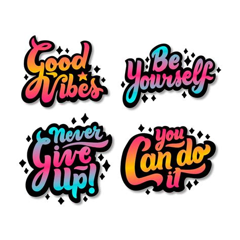 Rinkon Motivation (Pack Of 13 Stickers) Inspiration Vinyl Sticker ...