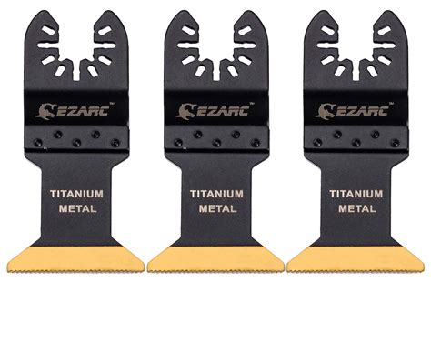 EZARC Titanium Oscillating Saw Blades, Oscillating Multitool Blades for ...