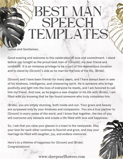 30 Best Man Speech Examples, Tips & Structure 2025