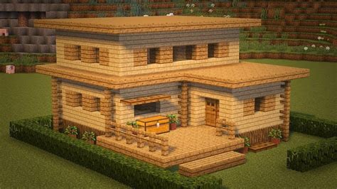 How To Make A Two Story House In Minecraft - Design Talk