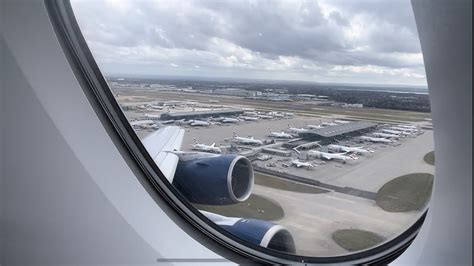 Take off on the A380 from Heathrow - YouTube