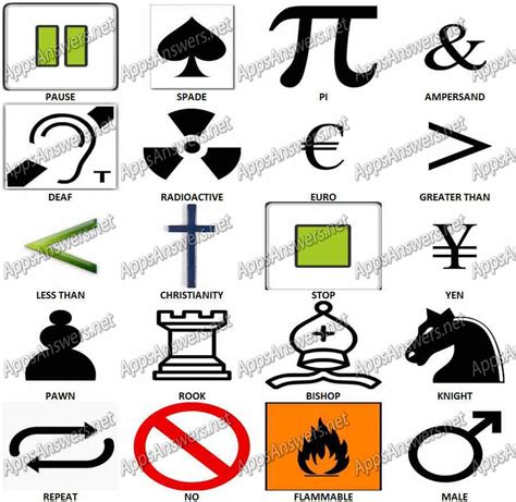 100 Pix Quiz Symbols Level 21 – Level 40 Answers - Apps Answers .net