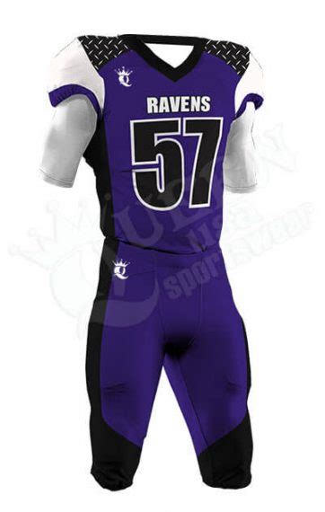 Custom Football Uniform Ravens Style