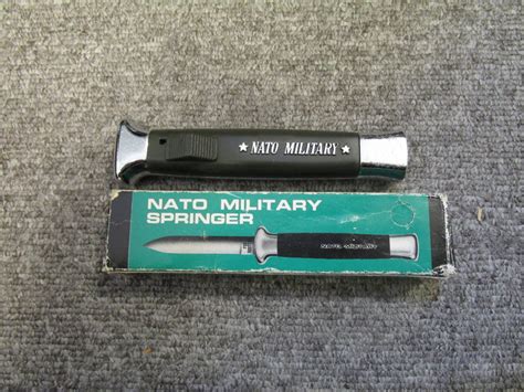 【傷や汚れあり】★☆7829 NATO MILITARY SPRINGER 飛び出しナイフ アウトドア☆★の落札情報詳細 - ヤフオク落札価格検索 オークフリー