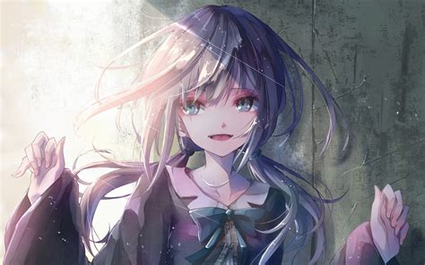 Anime Girl Smiling Wallpapers - Wallpaper Cave