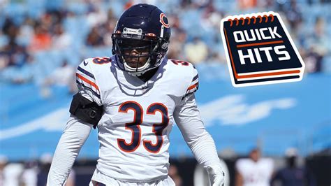 Quick Hits: Chicago Bears CB Jaylon Johnson embracing being challenged as a rookie