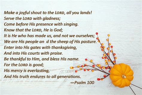 Psalm 100 Printable