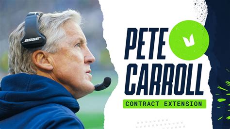 Seahawks Coach Pete Carroll Signs Contract Extension Through 2025 Season