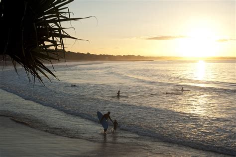 Free Stock photo of Surfers in a calm ocean at Noosa | Photoeverywhere