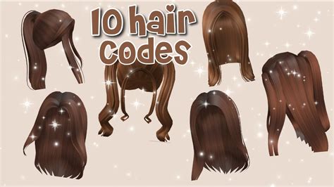 Roblox Hair Codes Brown : Download Hd 19 Transpa Roblox Hair Png Huge Bie For Powerpoint Brown ...