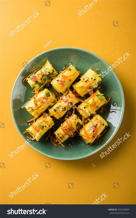 Khandvi Gujarati Snack India Which Made Stock Photo 420189994 - Shutterstock