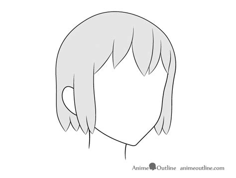 How to Draw Anime Hair in 3/4 View Step by Step - Barnett Drowed