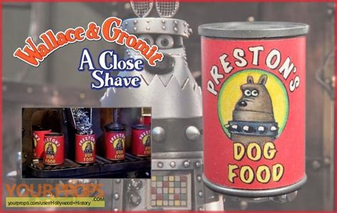 Wallace And Gromit in A Close Shave Preston's Dog Food original movie prop