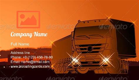 Logistics Theme Business Card Template | Create business cards ...