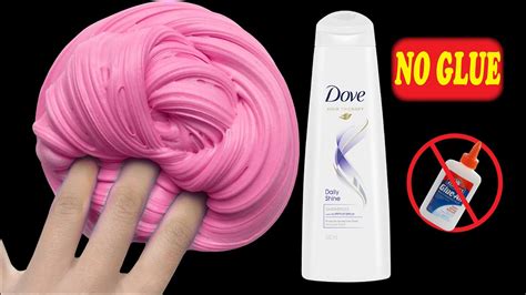 DIY DOVE SHAMPOO SLIME| Ho To Make Shampoo Slime|Diy Fluffy Slime With Dove Shampoo No Glue Or ...