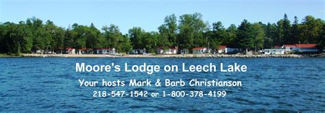 Leech Lake Resort - Moore's Lodge on Agency Bay of Leech Lake. A Family ...