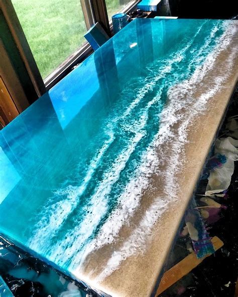 Resin Epoxy table in 2020 | Diy techniques and supplies, Resin furniture, Epoxy table top