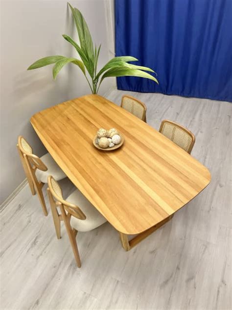 Wooden dining table, dining table, Modern beech table by Brave Wood | Wescover Tables