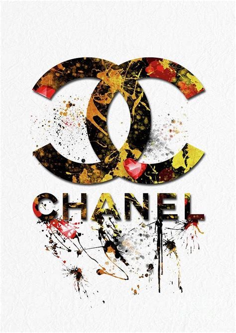 At Home Hustle | Chanel wall art, Chanel logo, Chanel art