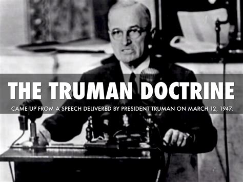 Truman Doctrine by Taylor Smith